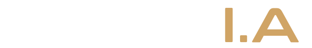 Fragmento do logo 'I.A' em dourado, parte do Kit Médico Digital