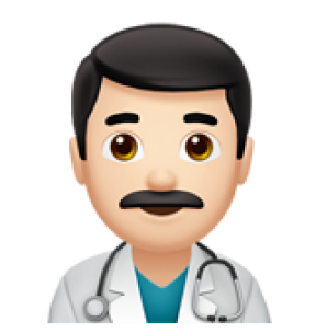 Emoji de médico